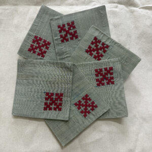Embroidered Coasters