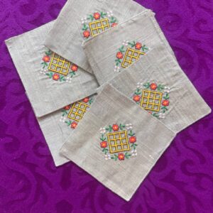 Embroidered Coasters