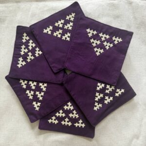 Hand Embroidered Coasters