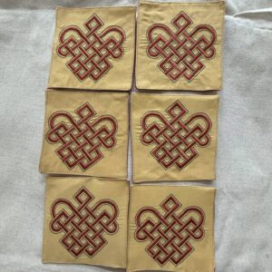 Coaster with Auspicious Motif