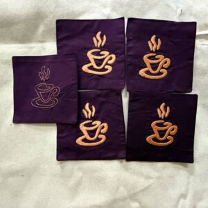 Embroidered Coaster