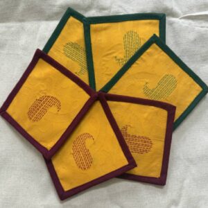 Embroidered Coasters
