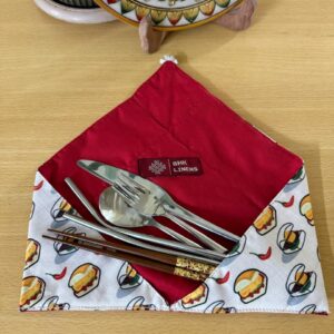Roll-Up Cutlery Carrier