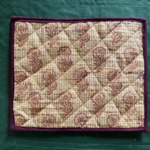 Golden Quilted Hot Pads