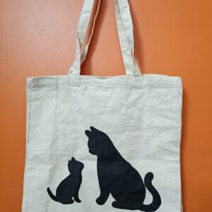 Purrfect Bond Appliqué Tote