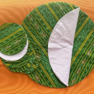 Emerald Ikat Mat Set
