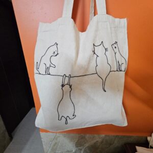 Curious Crew Embroidered Tote