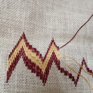 Chevron Heritage Placemat & Napkin Set