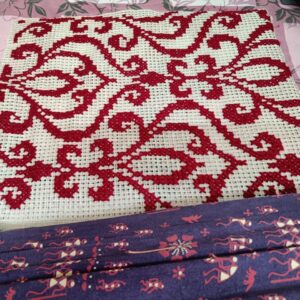 Crimson Royale Damask Placemat & Napkin Set