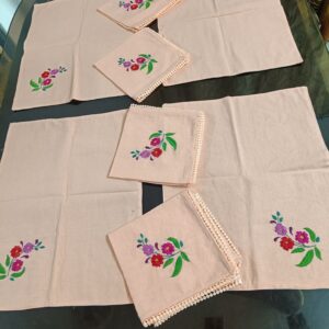 Blush Blossom Placemat & Napkin set