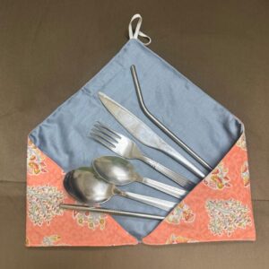 Blush Garden Cutlery Wrap