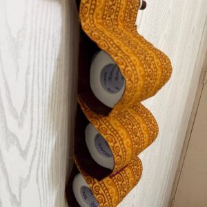 Amber Scroll Toilet Roll Holder