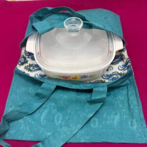 Teal Heritage Potluck Casserole Carrier