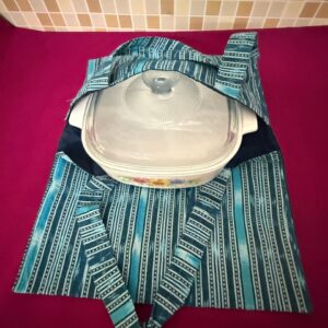 Blue Ikat Potluck Casserole Carrier