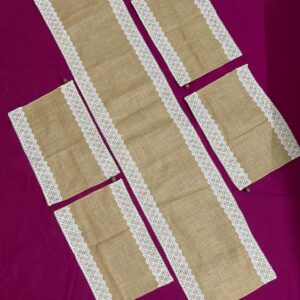 Rustic Lace Harmony Place Mat & Runner Set