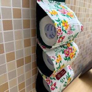 Bloom Garden Fabric Tissue Roll Holder