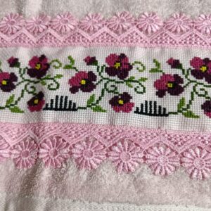 Blush Blossom Bath Towel