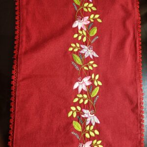 Crimson Blossom Trail Table Set