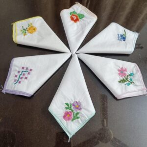 Classic Floral Embroidery Kerchiefs Collection