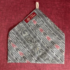 Grey Sambalpuri Ikat Cutlery Wrap