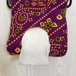 Bandhani Car Tissue Holder