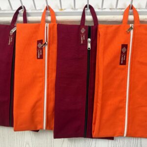 Maroon Shoe Bag
