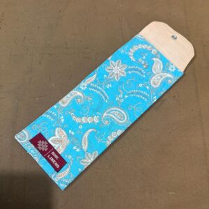 Blue Paisley Cutlery Pouch