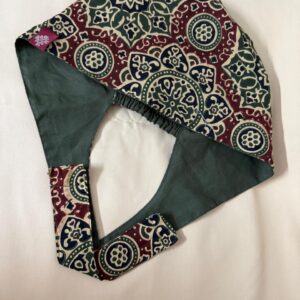 Block Print Scrub Cap